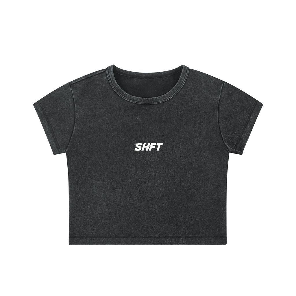 SHFT Essentials Washed Crop Top - Womens
